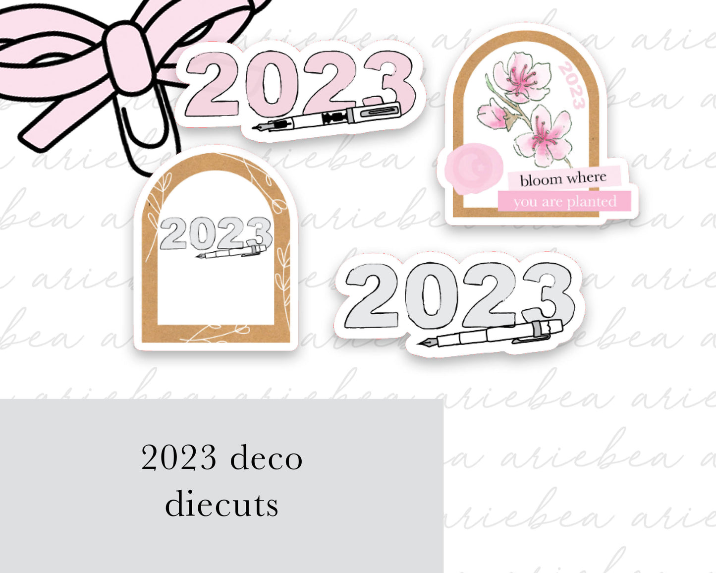 2023 Deco Pen Planner Sticker Diecuts