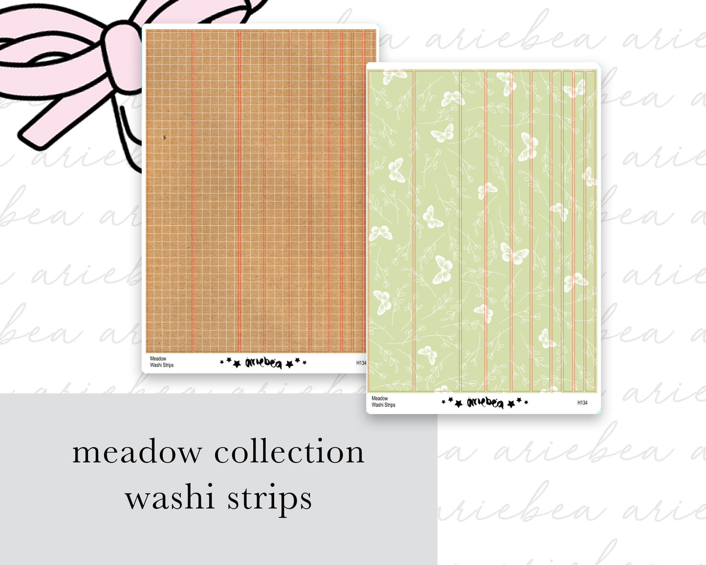 Meadow Collection Washi Strips
