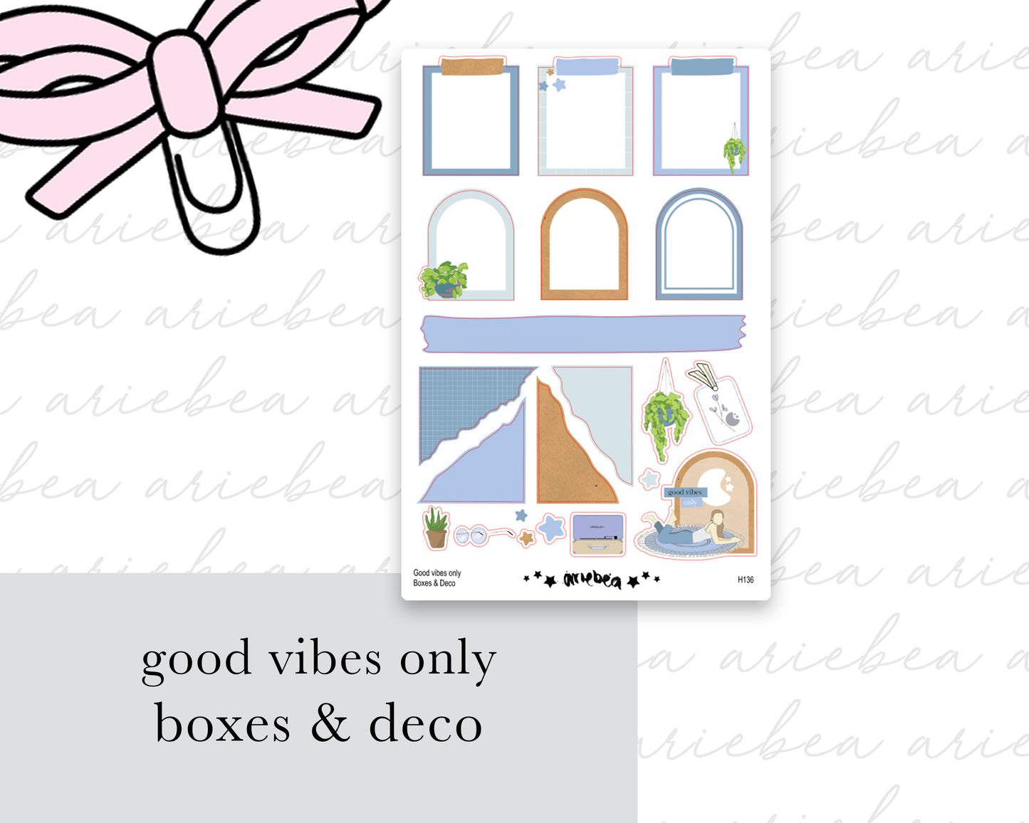 Good Vibes Only Boxes & Deco