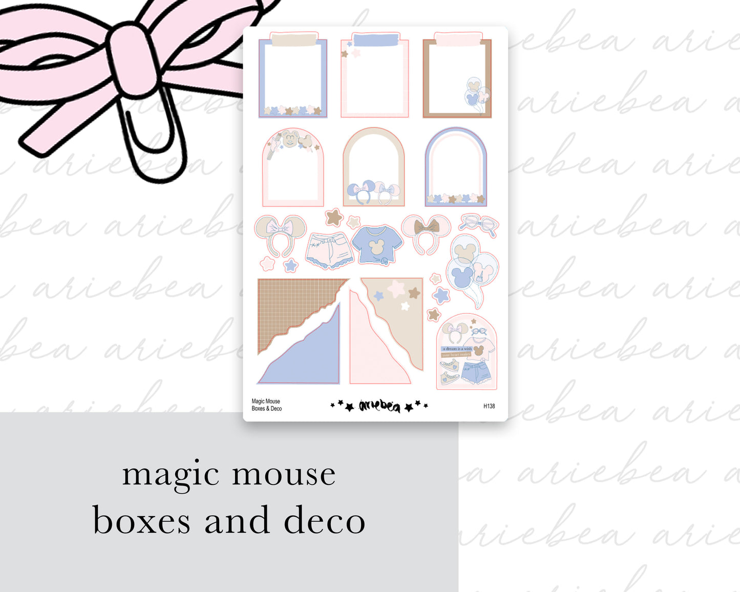 Magic Mouse Boxes & Deco