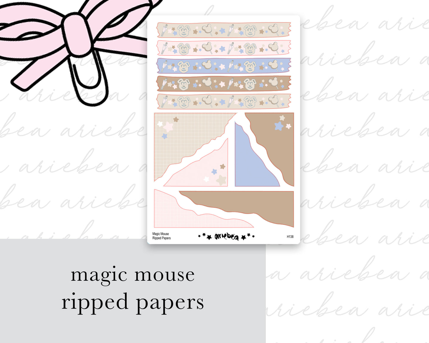 Magic Mouse Ripped Papers