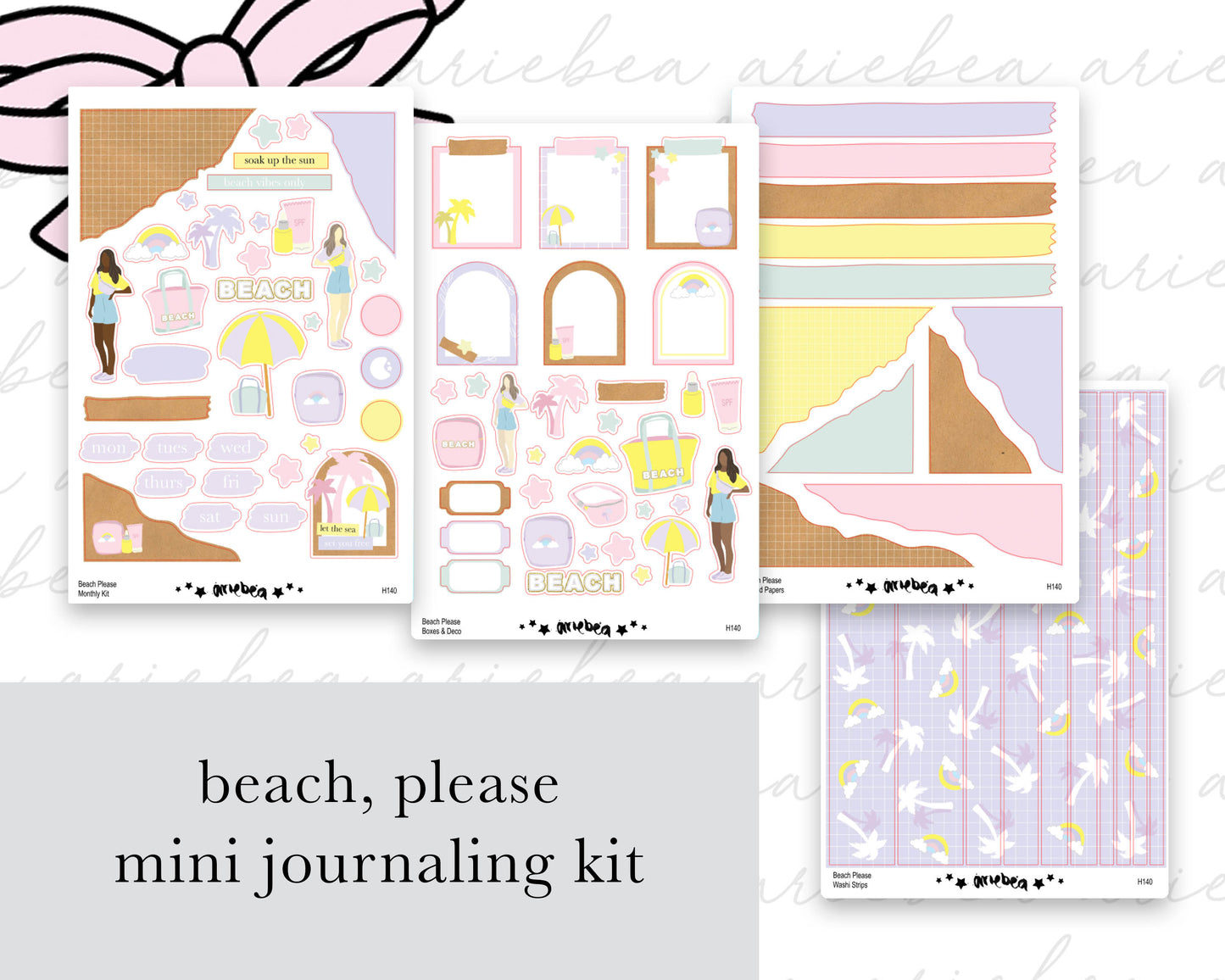 Beach Please Full Mini Kit (4 pages)