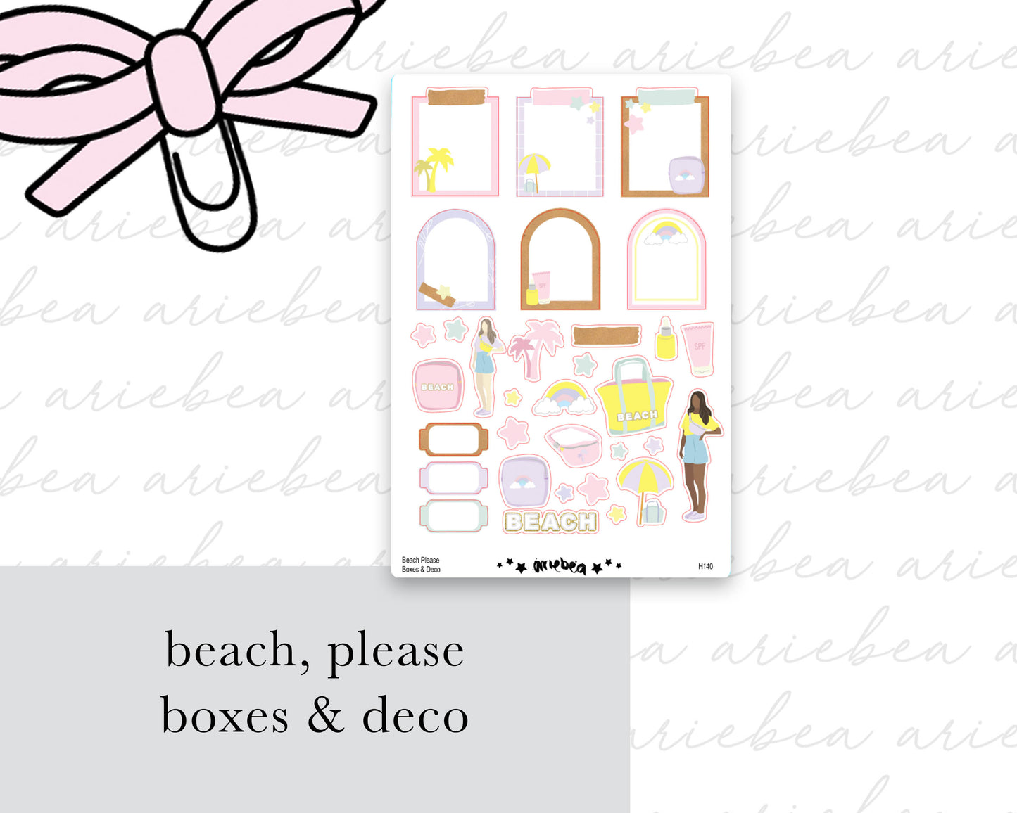 Beach Please Boxes & Deco