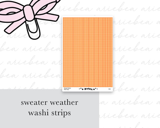 Sweater Weather Washi Strips