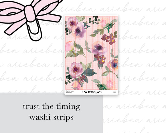 Trust The Timing Washi Strips