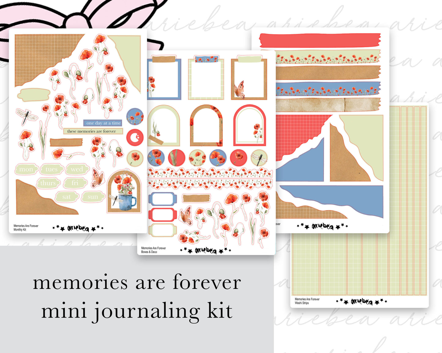 Memories Are Forever Full Mini Kit (4 pages)