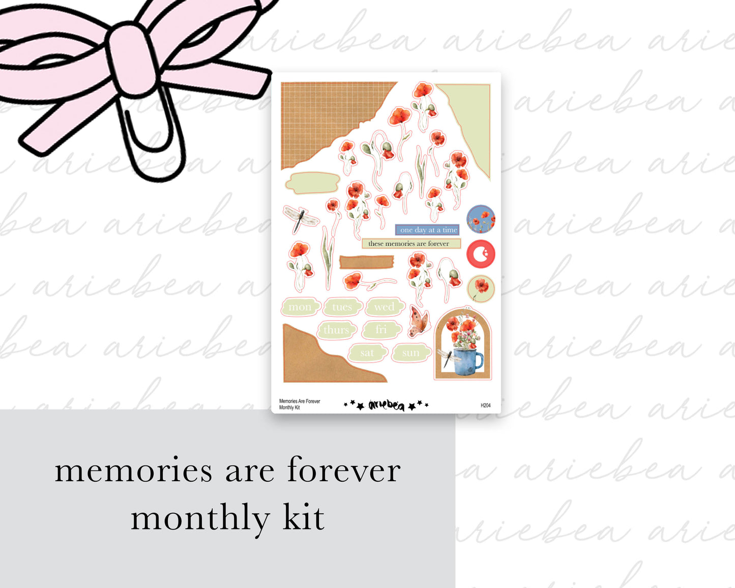 Memories Are Forever Monthly Kit