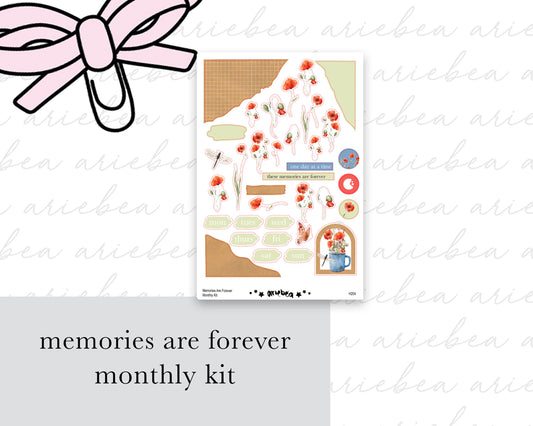 Memories Are Forever Monthly Kit