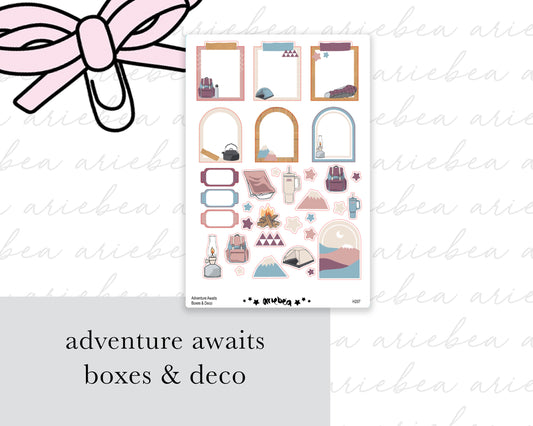 Adventure Awaits Collection Boxes & Deco