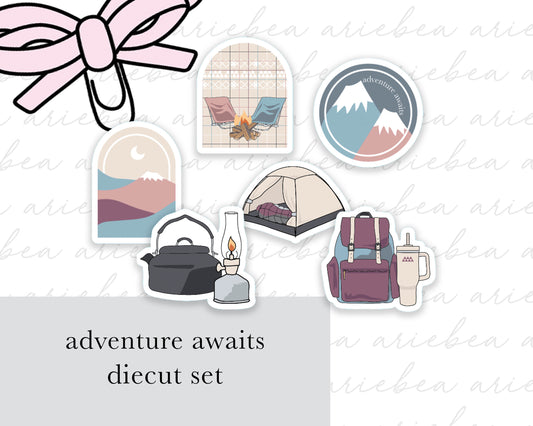 Adventure Awaits Collection Diecut set of 6