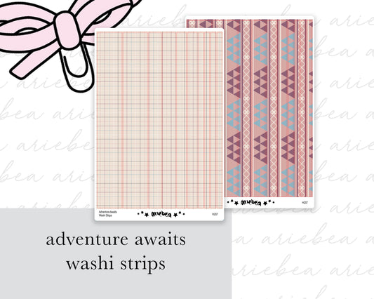 Adventure Awaits Collection Washi Strips
