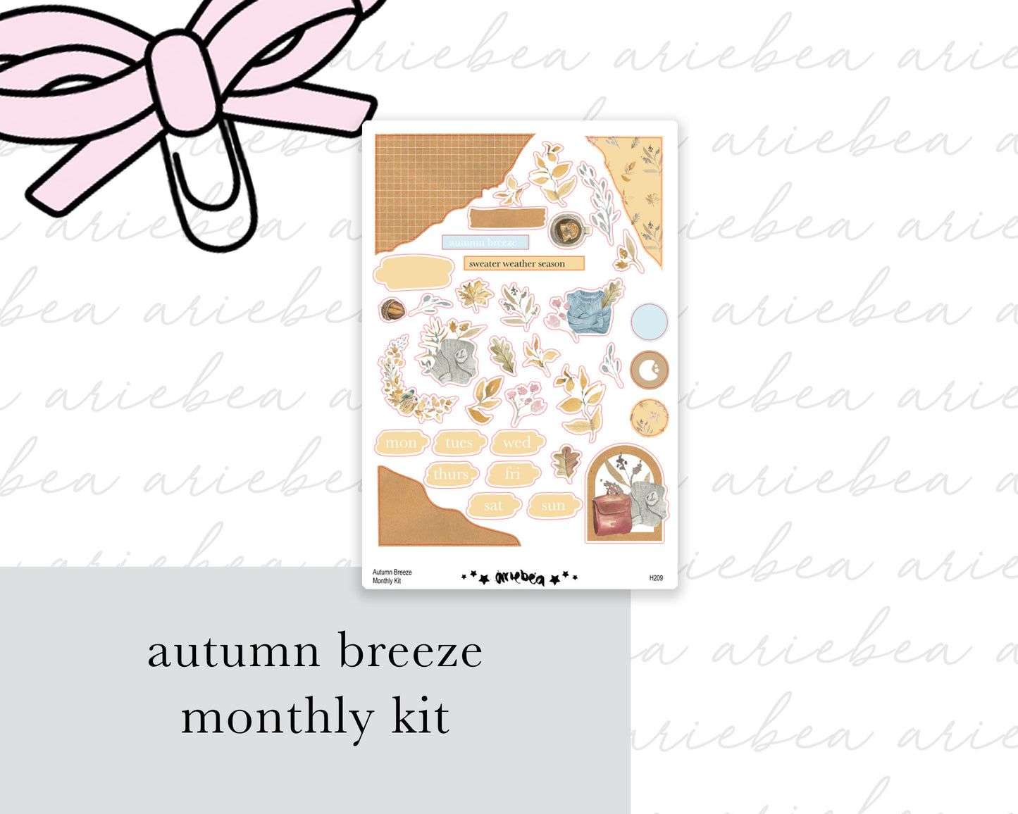 Autumn Breeze Monthly Kit
