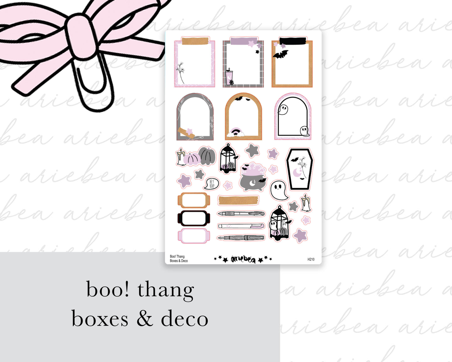 Boo! Thang Boxes & Deco