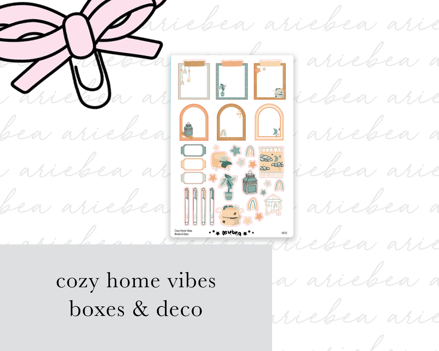 Cozy Home Vibes Collection Boxes & Deco