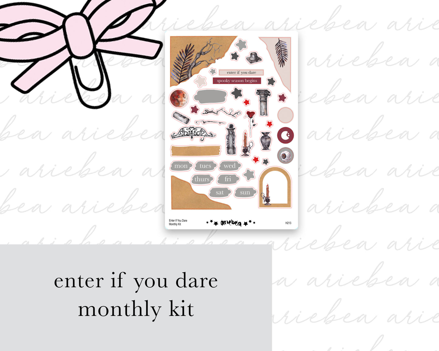 Enter If You Dare Full Mini Kit (4 pages)