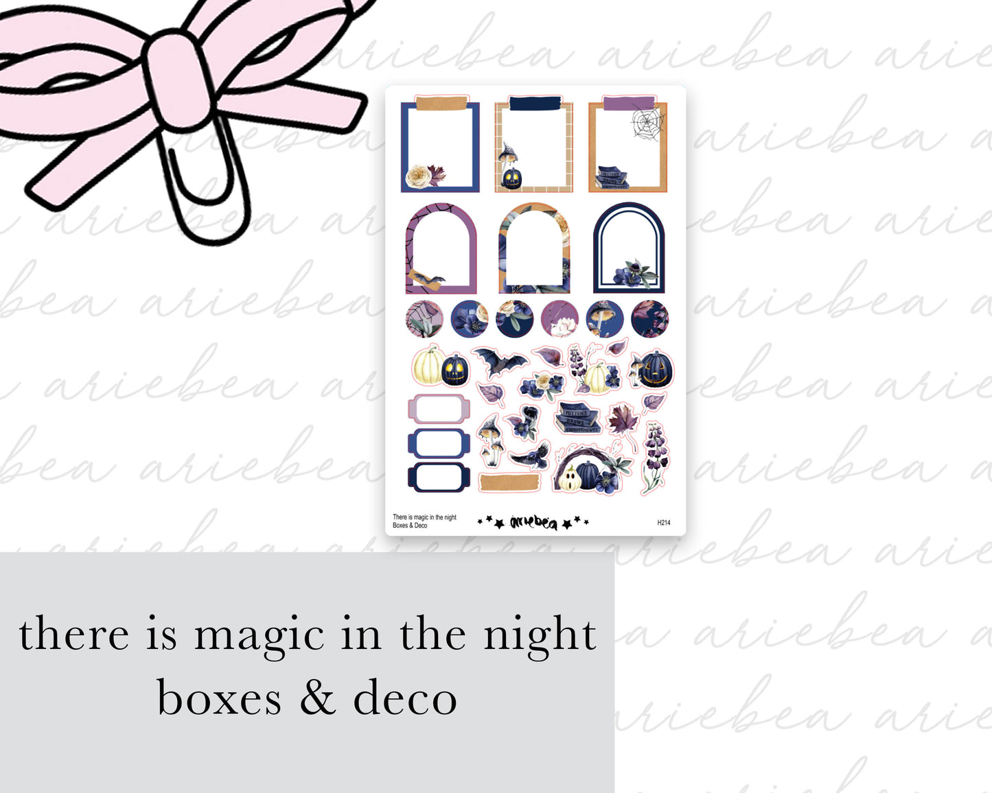 There is Magic in the Night Boxes & Deco