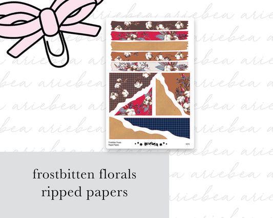 Frostbitten Florals Ripped Papers