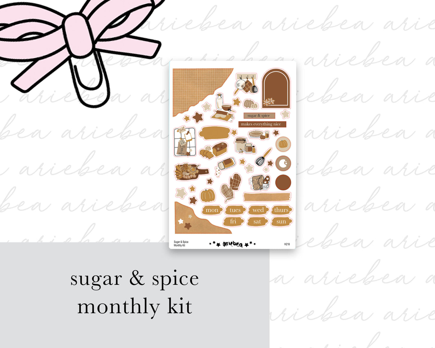 Sugar & Spice Collection Monthly Kit