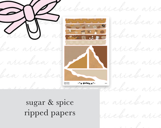 Sugar & Spice Collection Ripped Paper