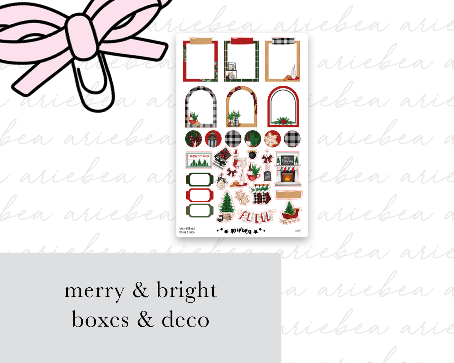 Merry & Bright Boxes & Deco