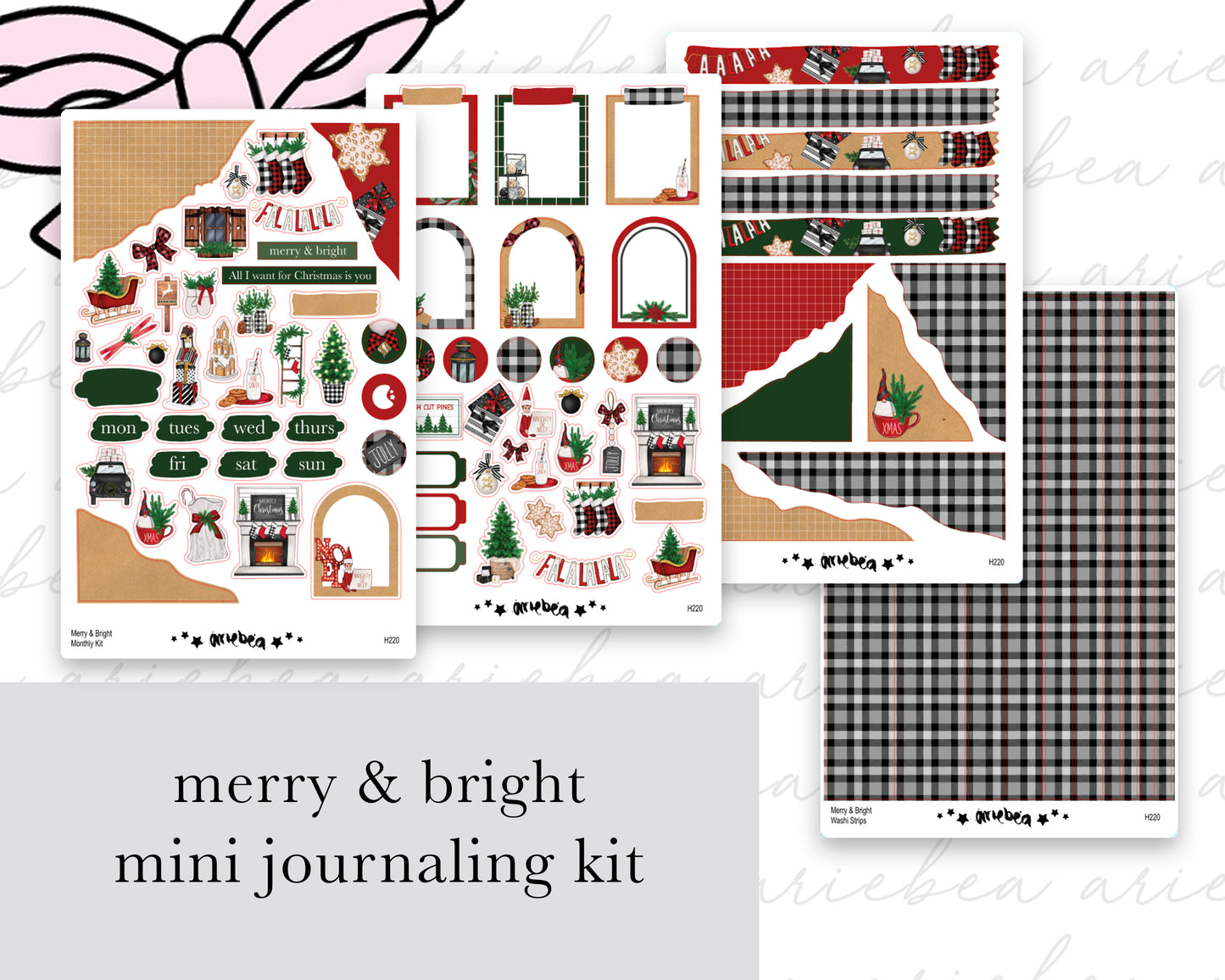 Merry & Bright Full Mini Kit (4 pages)