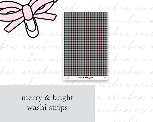 Merry & Bright Washi Strips