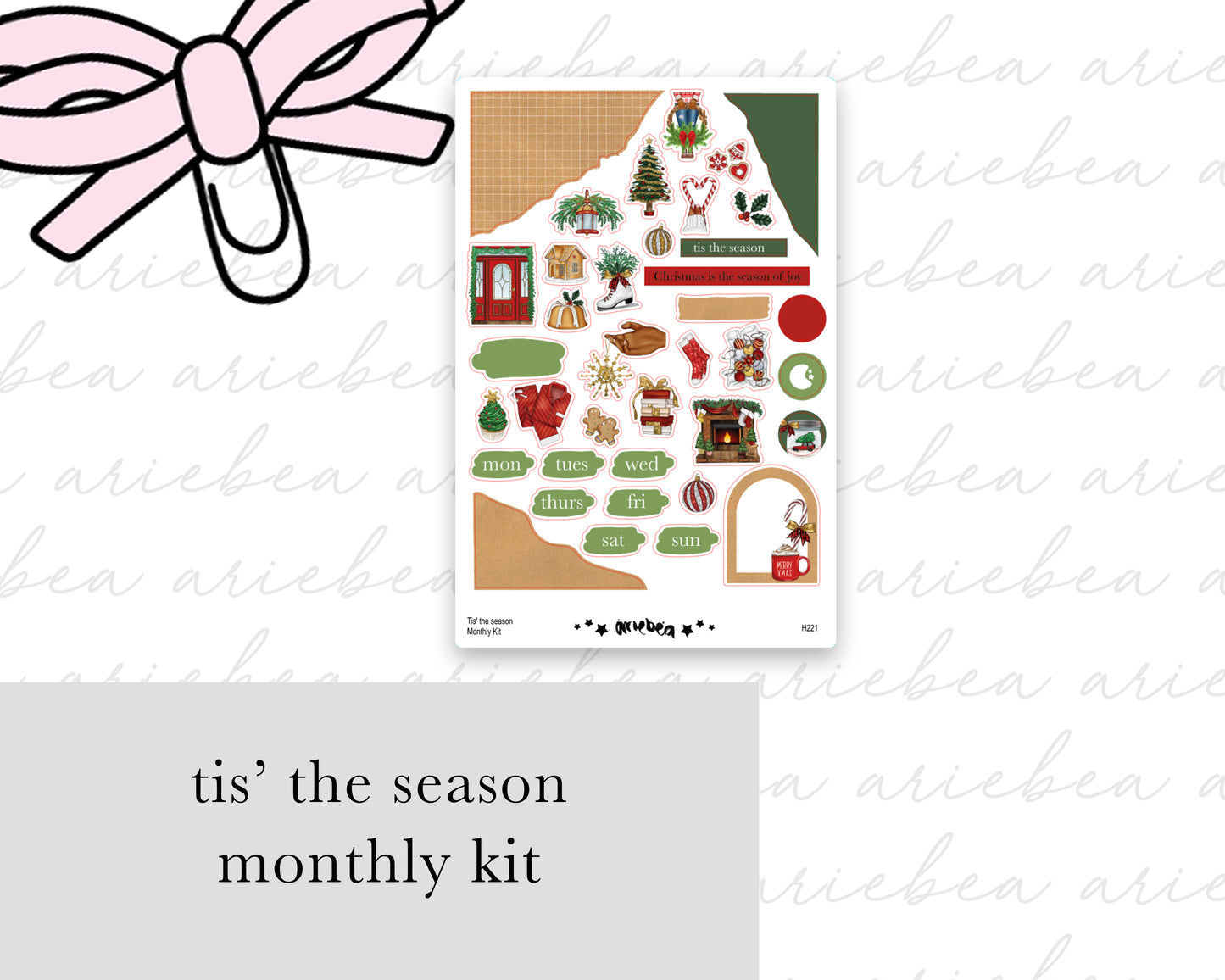 Tis' The Sesaon Full Mini Kit (4 pages)