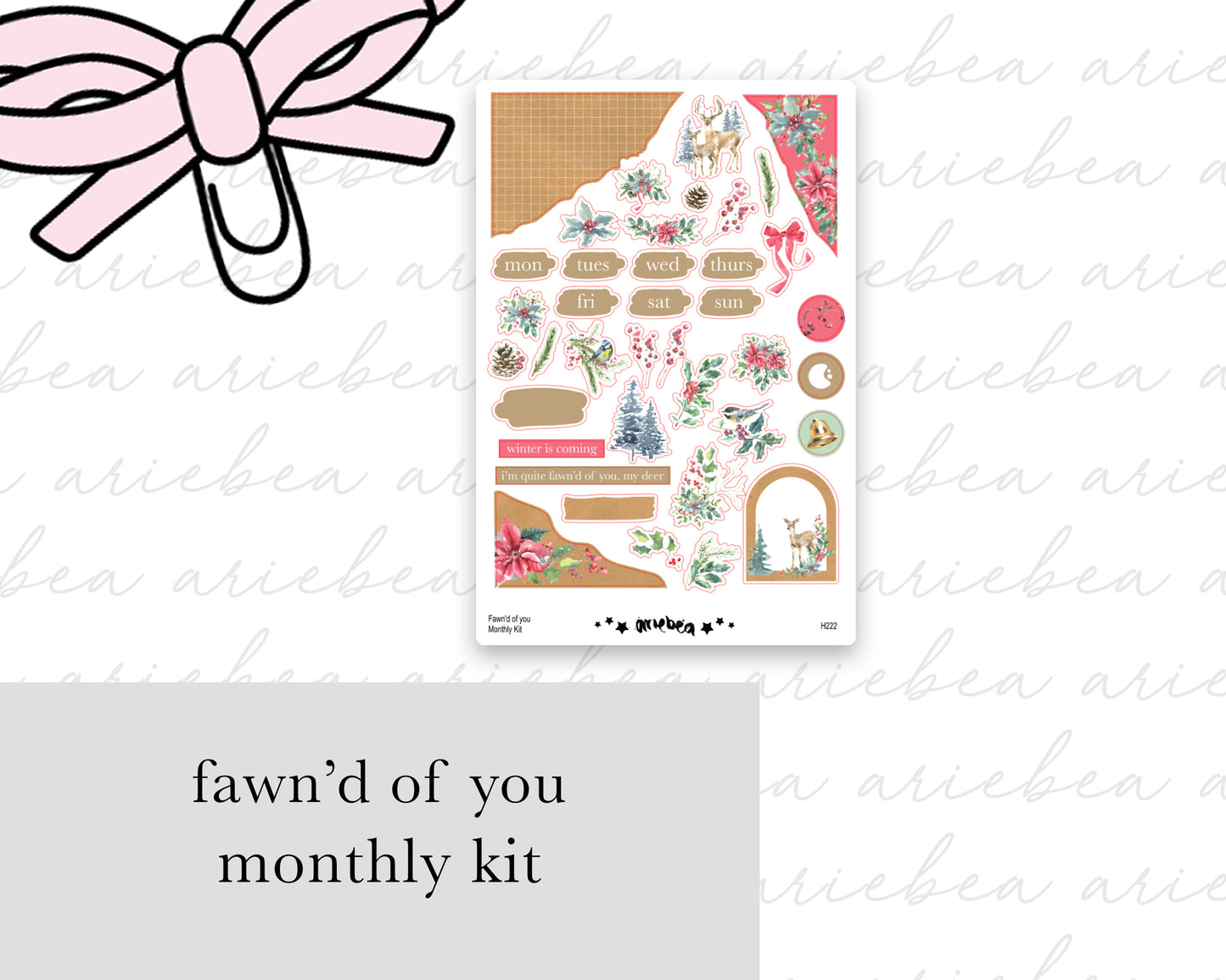 Fawn'd of You Monthly Kit