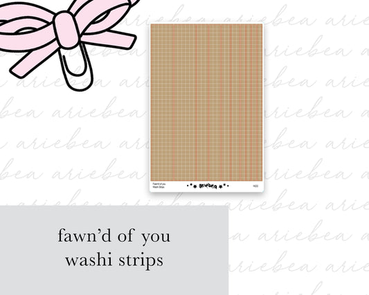 Fawn'd of You Sesaon Washi Strips