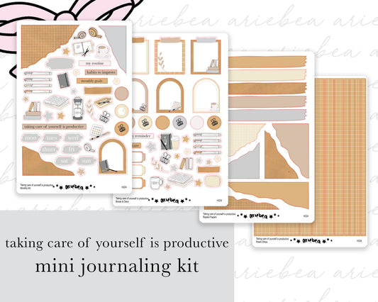 Taking Care of Yourself is Productive Full Mini Kit (4 pages)