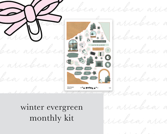 Winter Evergreen Collection Monthly Kit