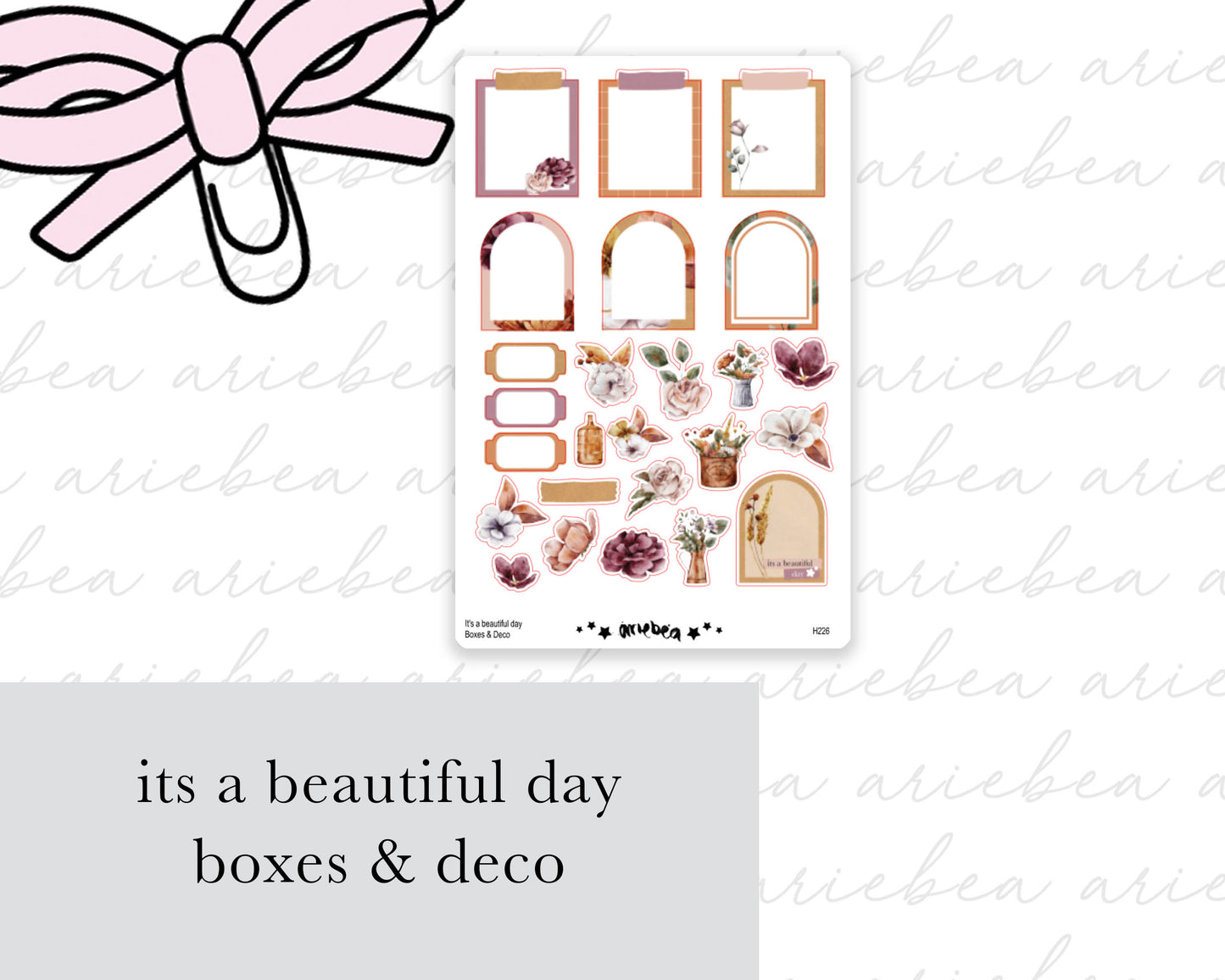 It's a Beautiful Day Boxes & Deco