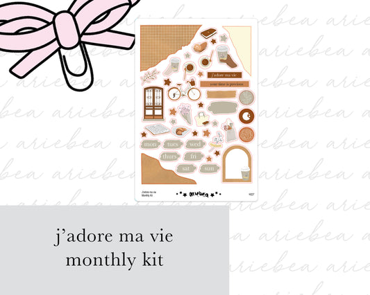J'adore Ma Vie Collection Monthly Kit