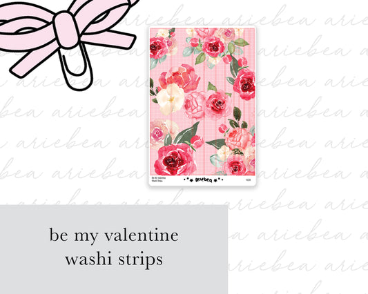 Be My Valentine Washi Strips