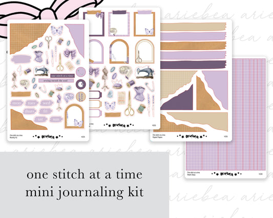 One Stitch at a Time Full Mini Kit (4 pages)