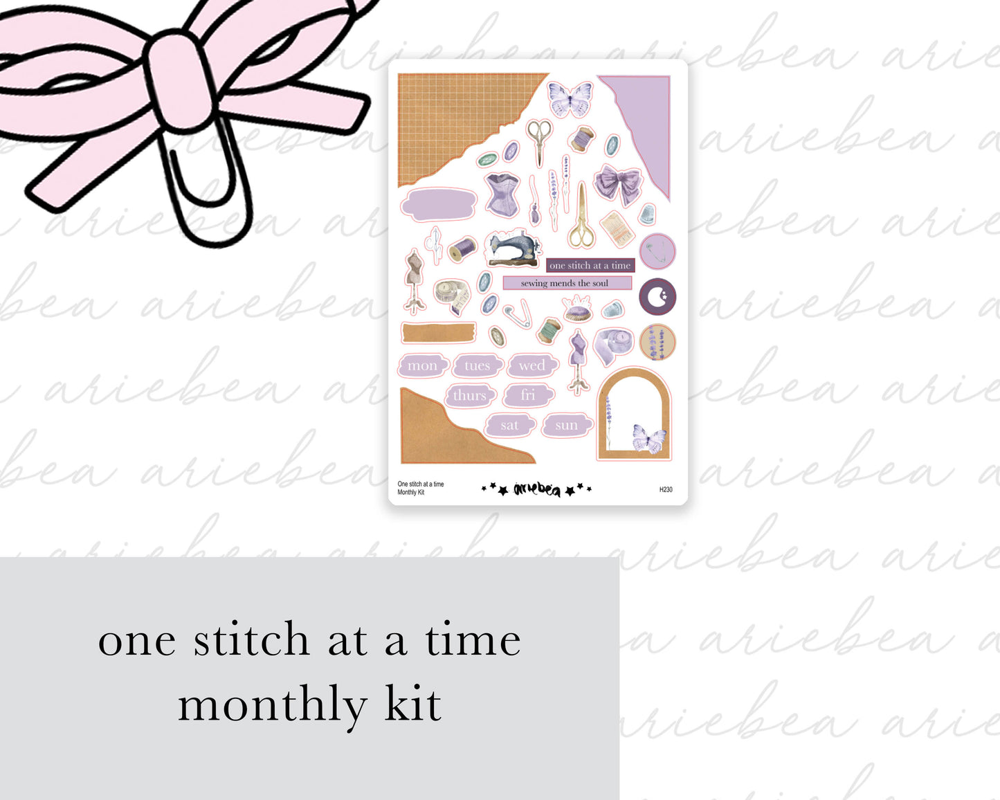 One Stitch at a Time Monthly Kit