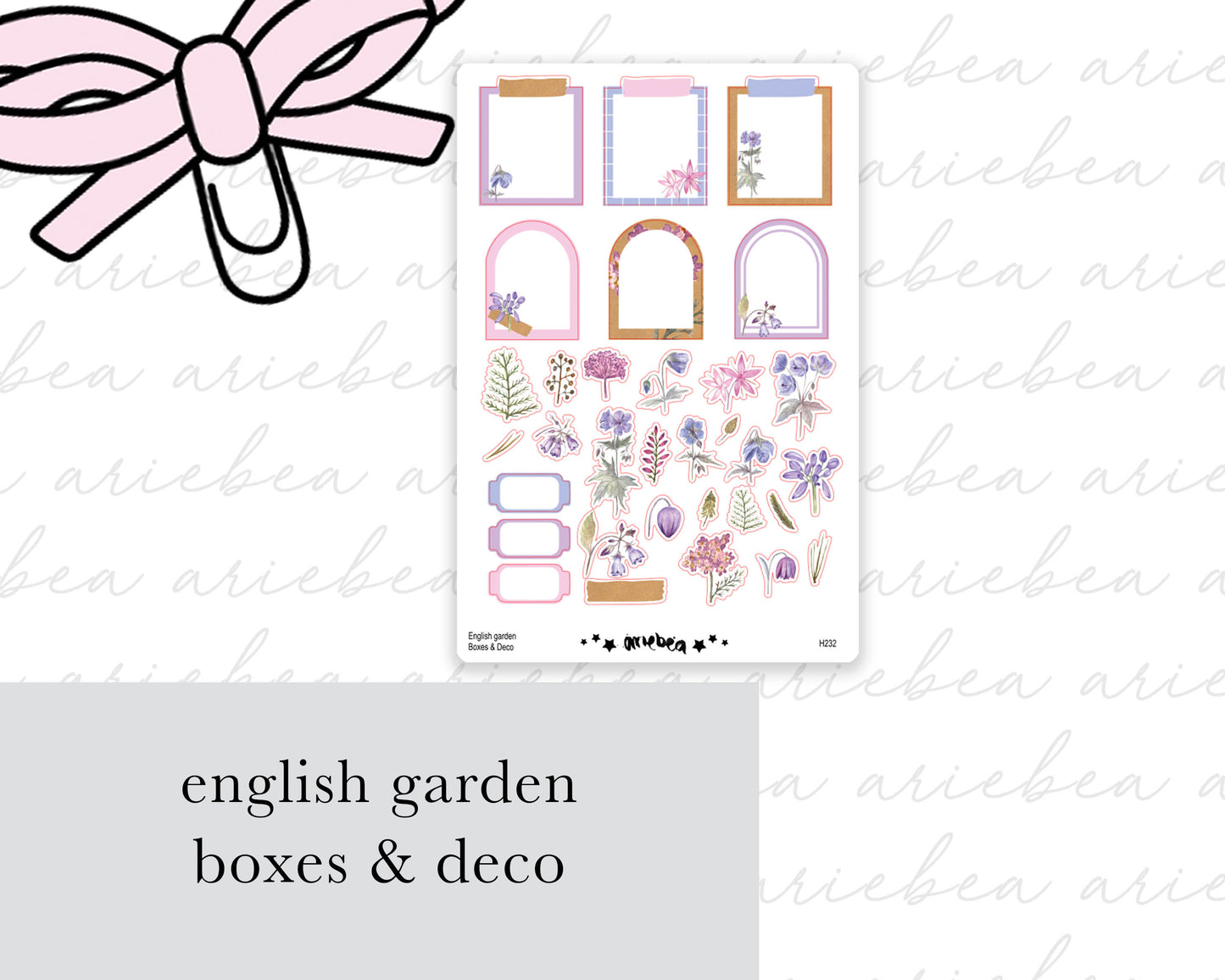 English Garden Boxes & Deco