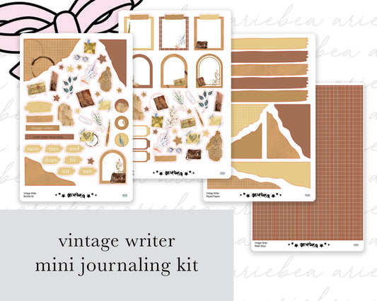 Vintage Writer Full Mini Kit (4 pages)