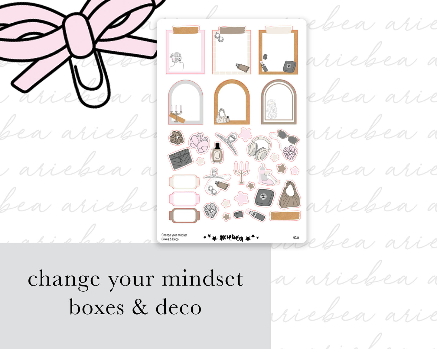 Change Your Mindset Collection Boxes & Deco