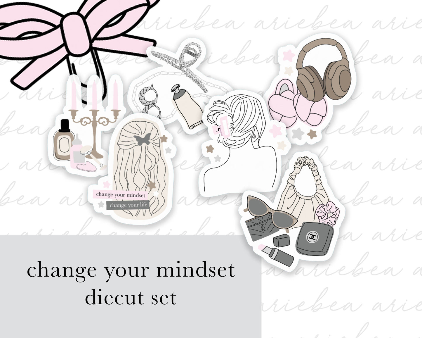 Change Your Mindset Collection Diecut set of 6
