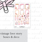 Vintage Love Story Full Mini Kit (4 pages)