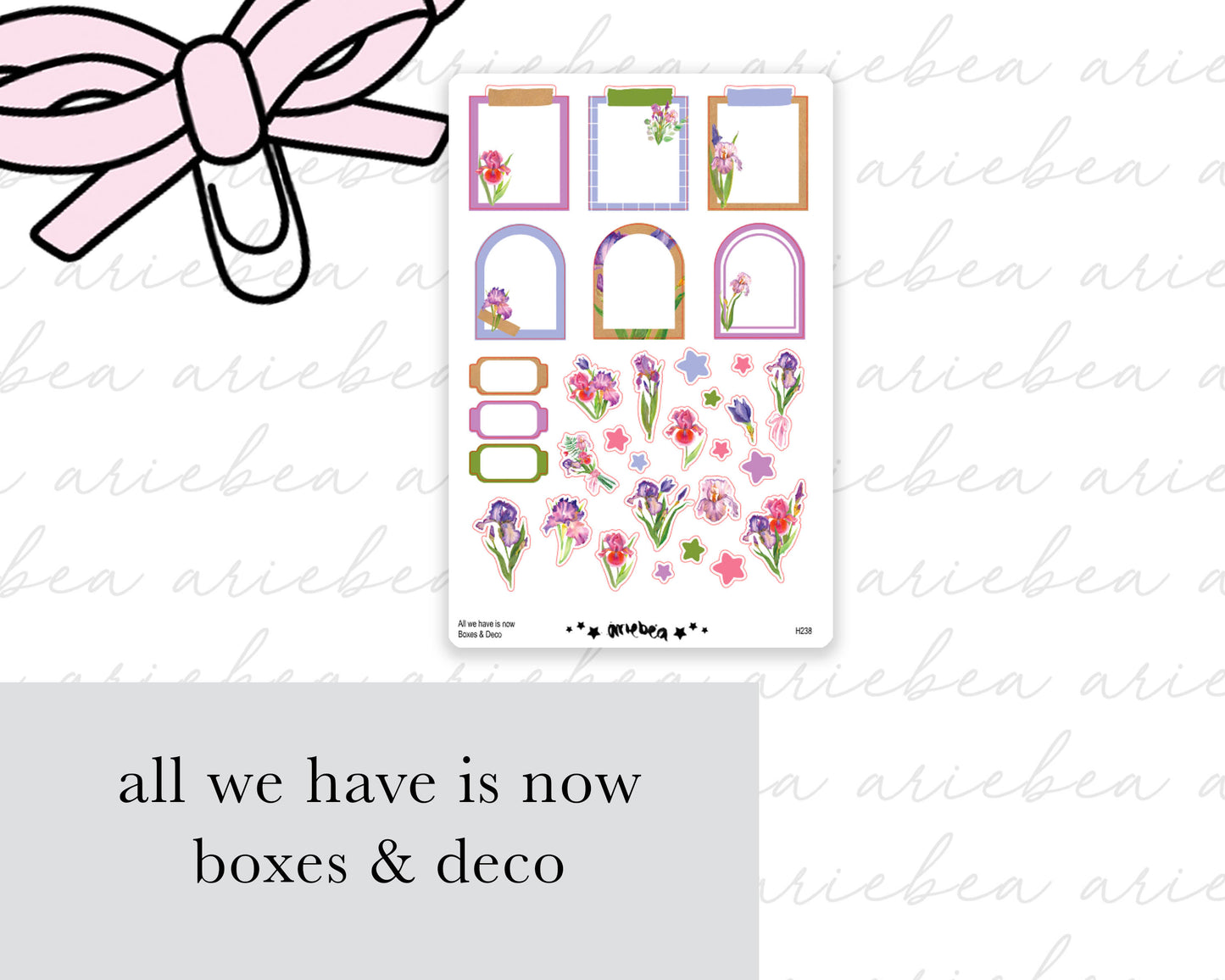 All we need is now Boxes & Deco