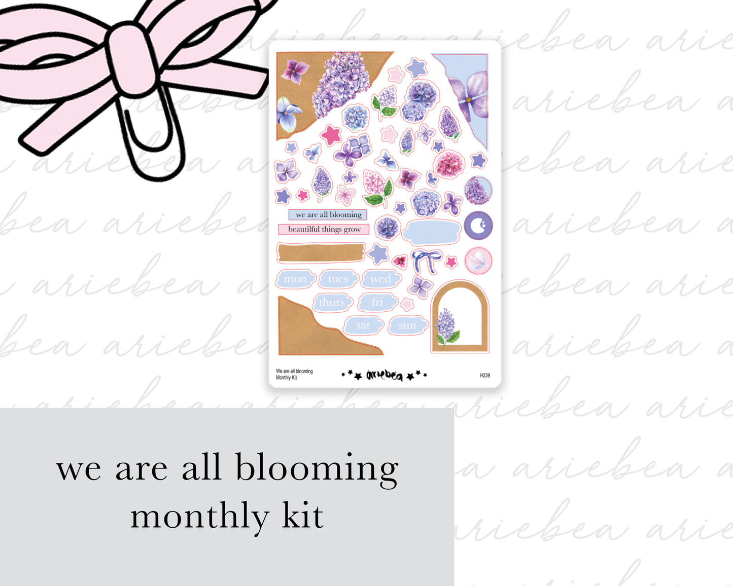 We are all blooming Monthly Kit