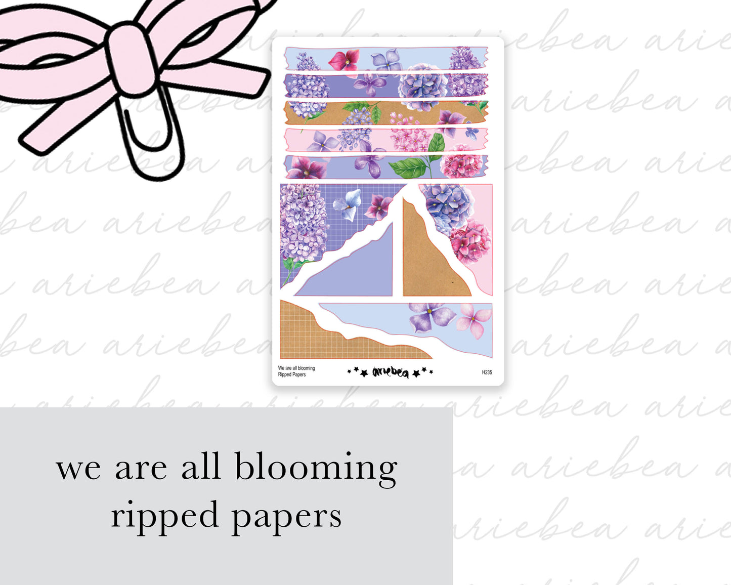We are all blooming Ripped Papers
