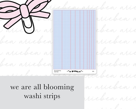 We are all blooming Washi Strips
