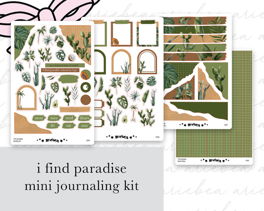 I find paradise Full Mini Kit (4 pages)