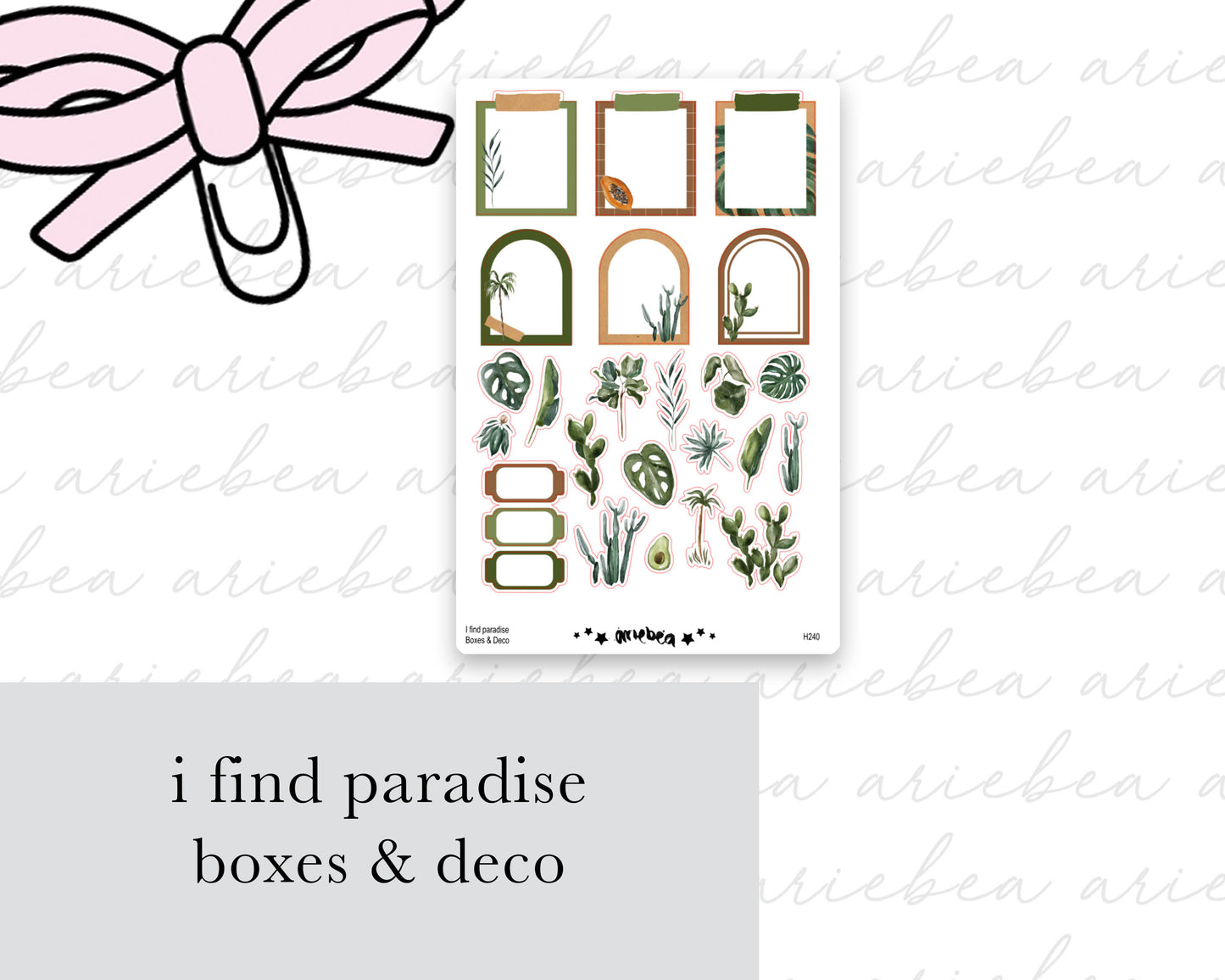 I find paradise Boxes & Deco