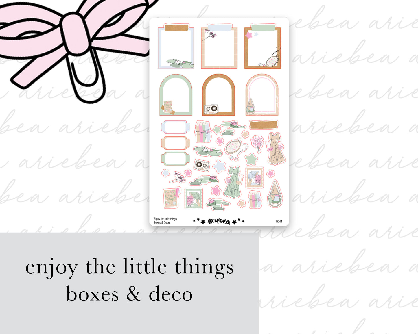 Enjoy The Little Things Collection Boxes & Deco