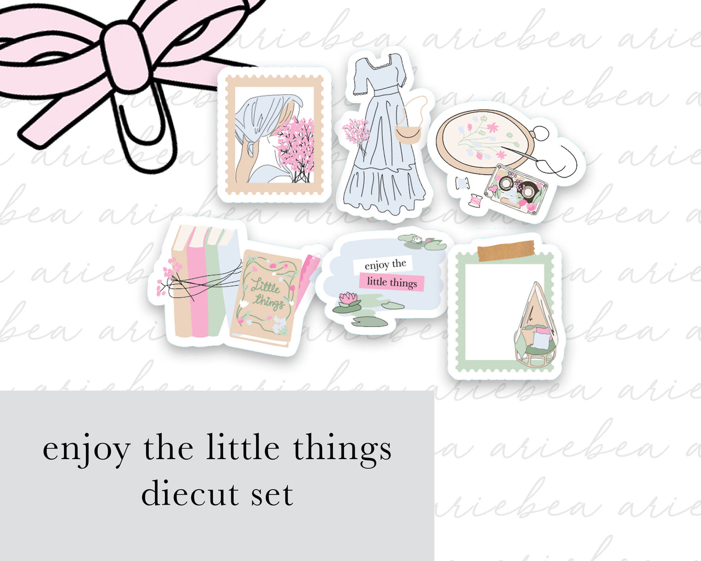 Enjoy The Little Things Collection Diecut set of 6