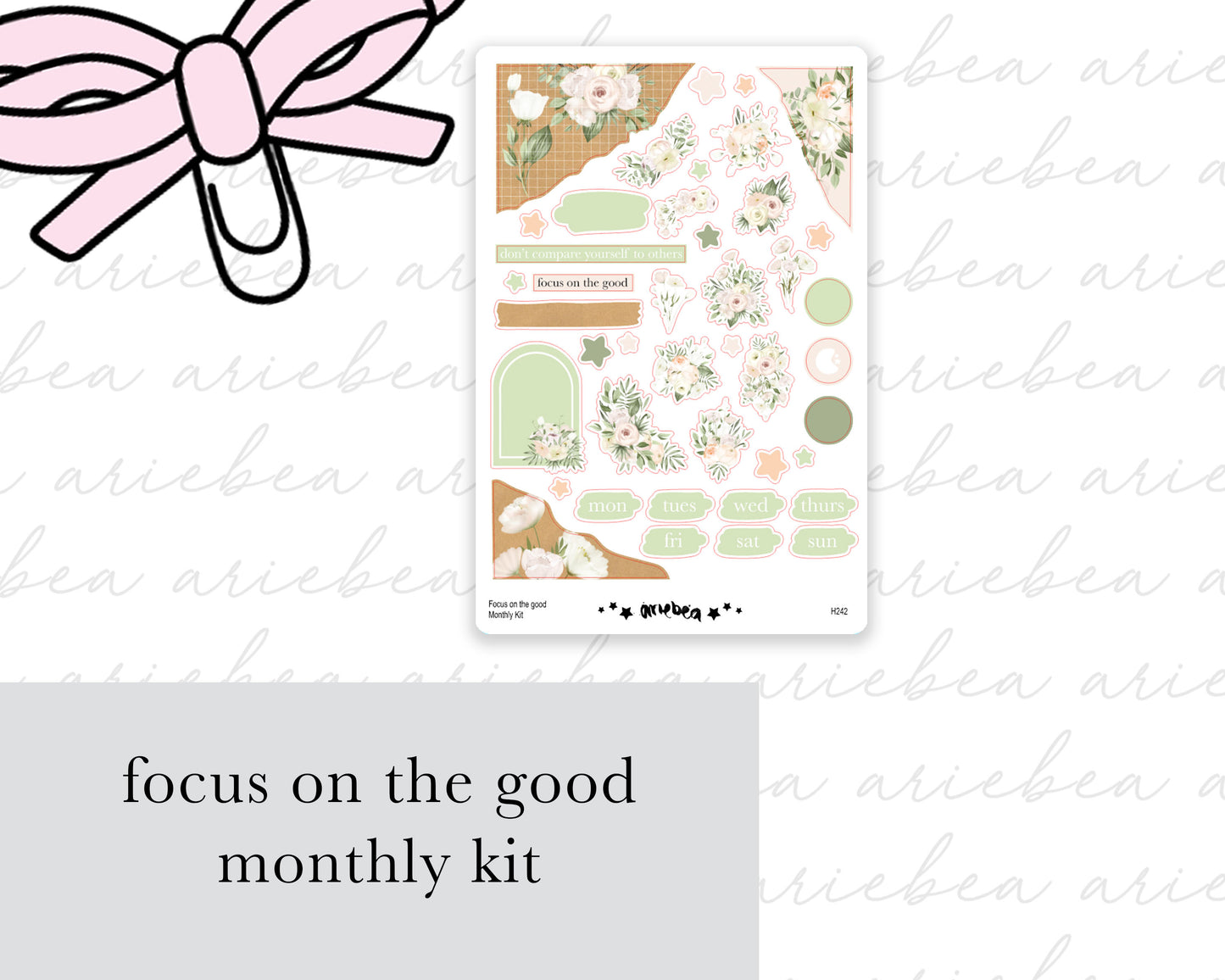 Focus On The Good Full Mini Kit (4 pages)